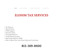 Tablet Screenshot of elohimmanagement.com